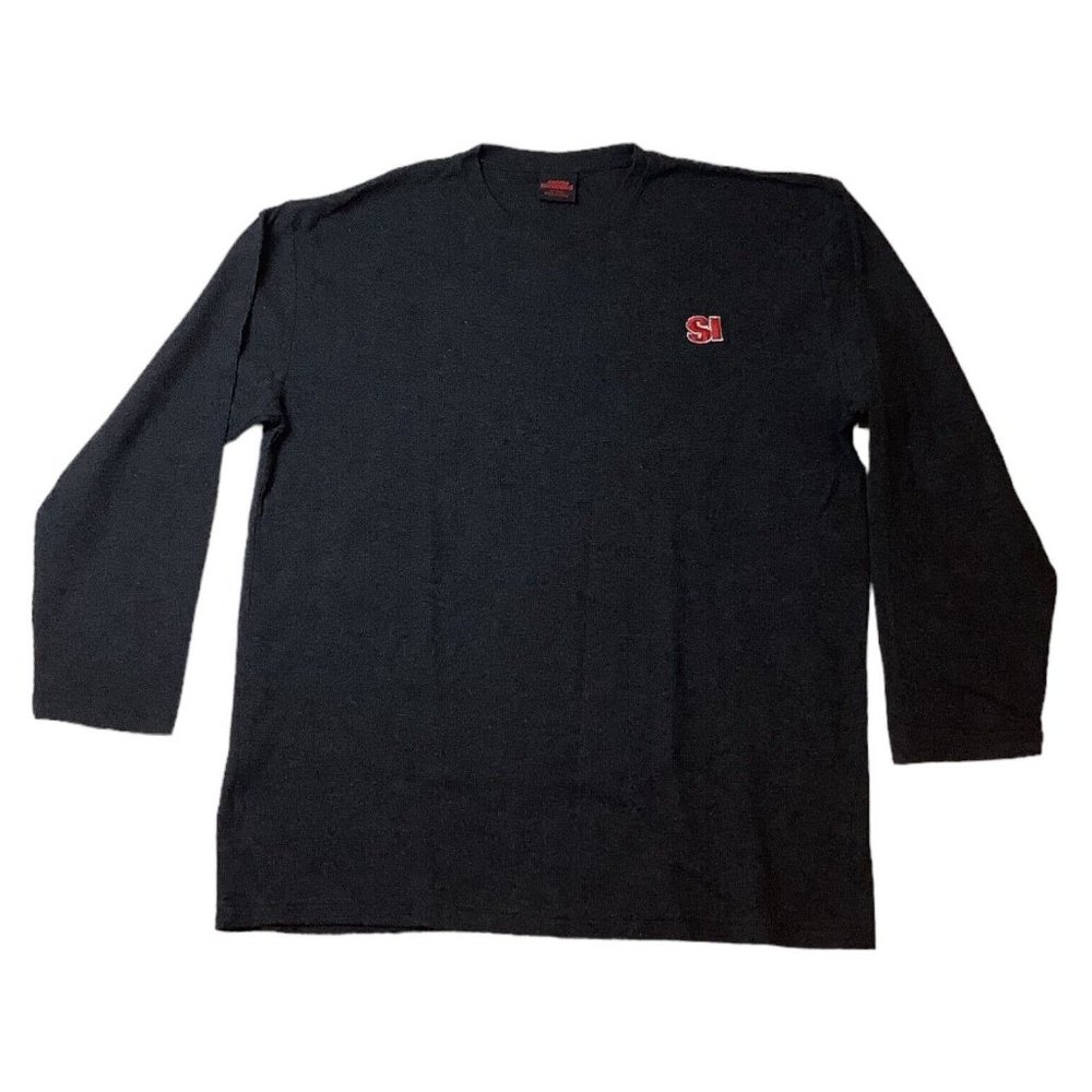 Sports Illustrated Mens Size XL Black Pullover Sweatshirt
